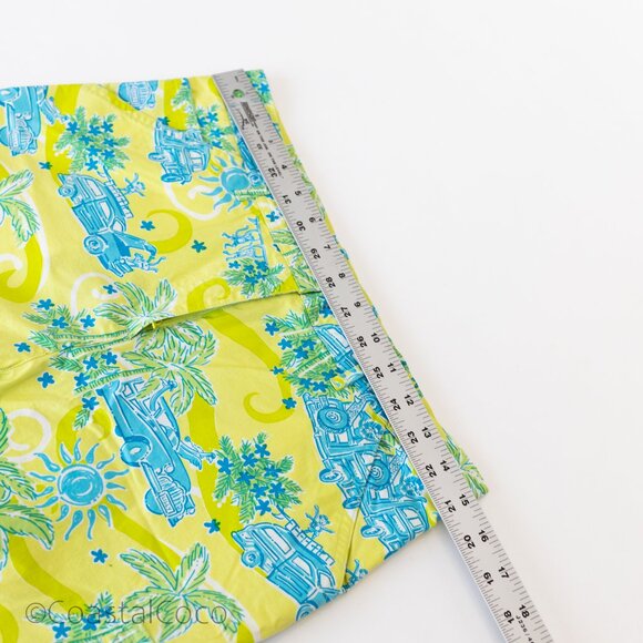 Lilly Pulitzer Cruisin Cargo Pants 6 Vintage Y2K Capri Tropical Beach Rare Print - Picture 9 of 13